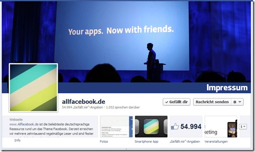 Allfacebook.de (Startseite)